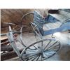 Image 3 : Wooden spoked horse buggy - 8ft buggy + 10ft draw bar