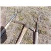 Image 3 : Tools – 3 pitch forks, shovel, Axe splitter, Steel pry bar