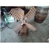Image 1 : Wooden windmill lawn ornament