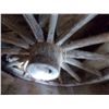 Image 5 : Three medium wooden wagon wheels - 36" diameter