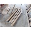 Image 1 : (4) Thick wooden curved beams - 7ft long (runners for sleighs)