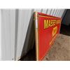 Image 3 : Massey Harris - Banner mounted on plywood – 62x22