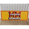 Image 1 : Minneapolis Moline - Banner mounted on plywood – 62x22
