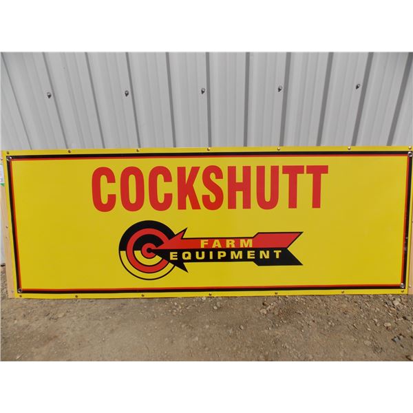 Cockshutt Equipment - Banner mounted on plywood – 62x22