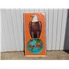 Image 1 : Case Eagle - Banner mounted on plywood – 49x24