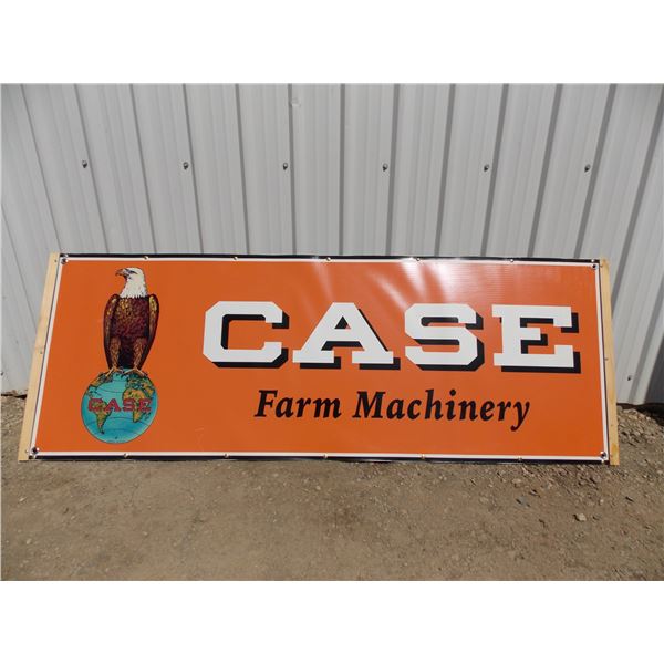 Case Equipment – Banner mounted on plywood - 62x22