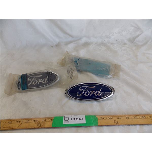 (2) Ford Emblems (1 sealed in bag)