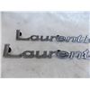 Image 2 : (2) Vintage Pontiac Laurentian vehicle emblems