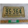 Image 1 : 1953 Sask License Plate – Really good condition - #95-364