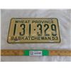Image 1 : 1953 Sask License Plate – Really good condition #131-329