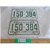 Image 1 : Matching Pair – 1955 Sask License Plates