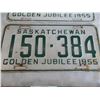 Image 3 : Matching Pair – 1955 Sask License Plates