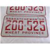 Image 3 : Matching Pair – 1958 Sask License Plates – both great condition