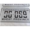 Image 3 : Matching Pair – 1959 Sask License Plates – both great condition (almost unused)