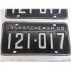 Image 3 : Matching Pair – 1960 Sask License Plates – both great condition