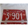 Image 2 : 1941 Sask License Plate – matching pair