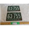 Image 1 : 1928 matching pair of Sask License Plates