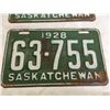 Image 3 : 1928 matching pair of Sask License Plates
