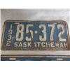 Image 2 : 1932 matching pair of Sask License Plates