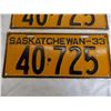 Image 4 : 1933 matching pair of Sask License Plates