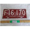 Image 1 : 1946 Farm License Plate – long