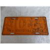 Image 3 : 1947 Farm License Plate – long