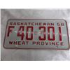 Image 2 : 1958 Sask (Farm) License plate #F40-301 – great condition