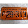 Image 3 : (2) 1963 (Matching Pair) of Sask (Farm) license plates