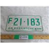 Image 1 : 1966 Sask (Farm) License plate #F21-183