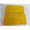 Image 4 : (2) 1967 (Matching Pair) of Sask (Farm) license plates