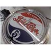 Image 3 : Pepsi Cola Neon Clock – Wall + Battery powered – like new in box