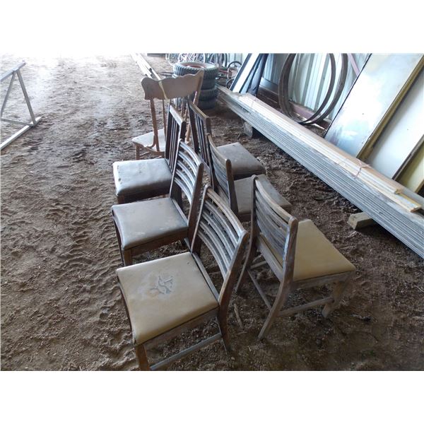 (7) Vintage chairs