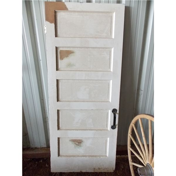 Vintage wooden door - heavy