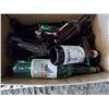 Image 5 : Pallet with bottles - pop, beer + box of nail gun nails, box of (new old stock) tire tubes
