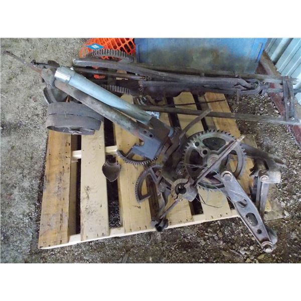 (2) Antique pumps cast iron parts?