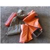 Image 1 : Orange tarp, canvas tarp, orange fence roll