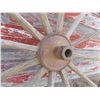 Image 5 : 4 foot round wooden spoked wheel