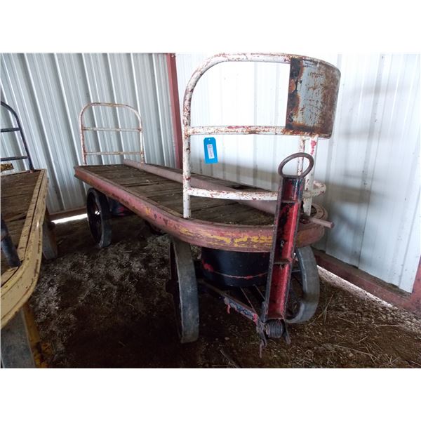 Antique railroad buggy (red) 10ft long
