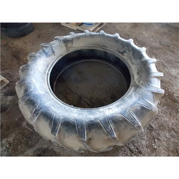 Large tractor tire - 64" round outside 38" rim size