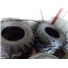 Image 1 : (4) large tractor tires - (48" tire with 24" rim diameter)