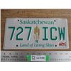 Image 1 : 2012 Sask License plate