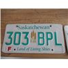Image 2 : 2011 (farm) Sask License plate - matching pair
