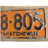 Image 3 : 1942 Sask License Plate