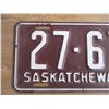 Image 2 : 1949 Sask License Plate