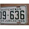 Image 3 : 1955 (golden jubilee) Sask License Plate