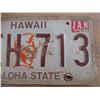 Image 3 : 1985 Hawaii (aloha state) License Plate