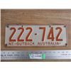 Image 1 : Australia (N.T Outback) License Plate (long)