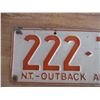 Image 2 : Australia (N.T Outback) License Plate (long)
