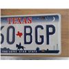 Image 3 : Texas (lone star state) license plate