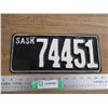 Image 1 : Sask (?) License plate - repainted